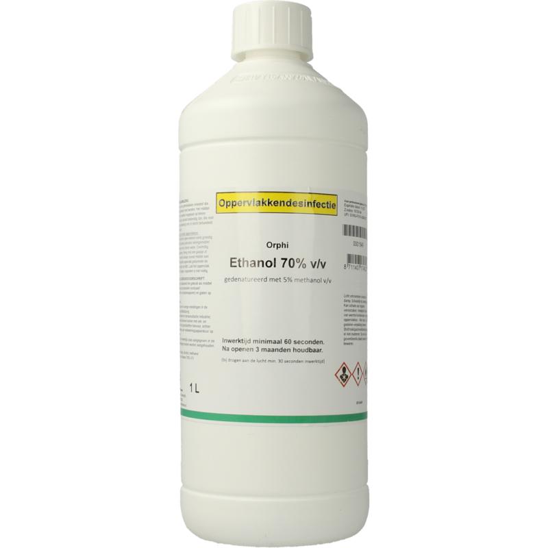 Orphi Ethanol 70% V/V 5% Methanol (1000 ml)