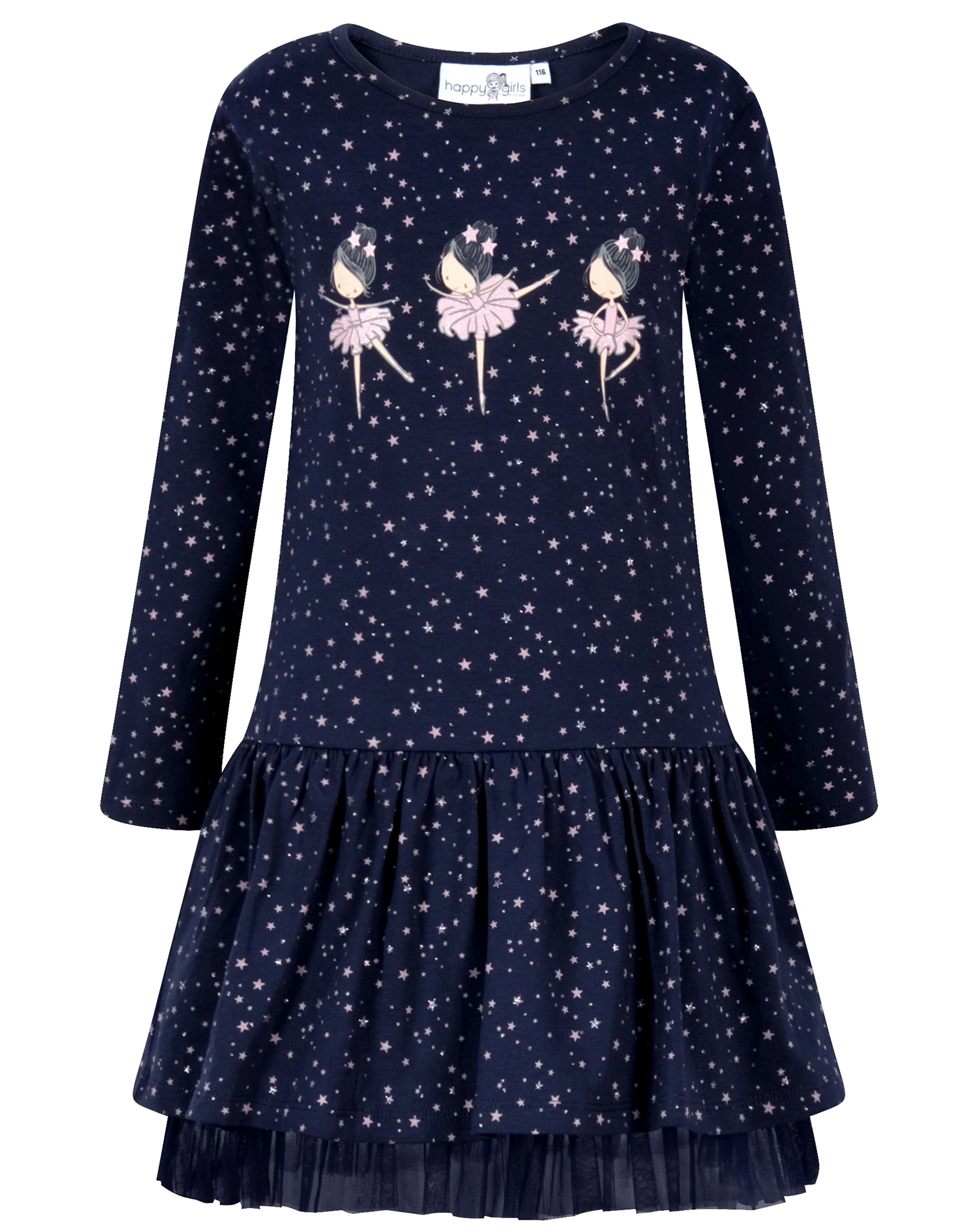 Langarmkleid DANCING STAR in navy