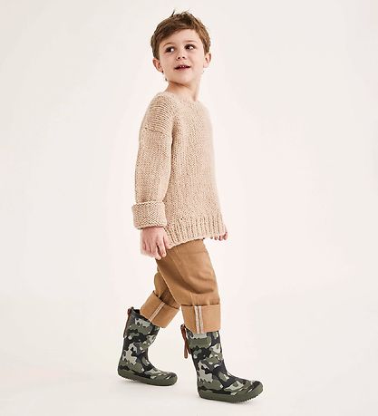 Bisgaard GummiStøvler - Army Grøn Camouflage