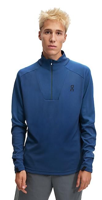 ON RUNNING - T-SHIRT ML DEMI ZIP CLIMATE SHIRT M