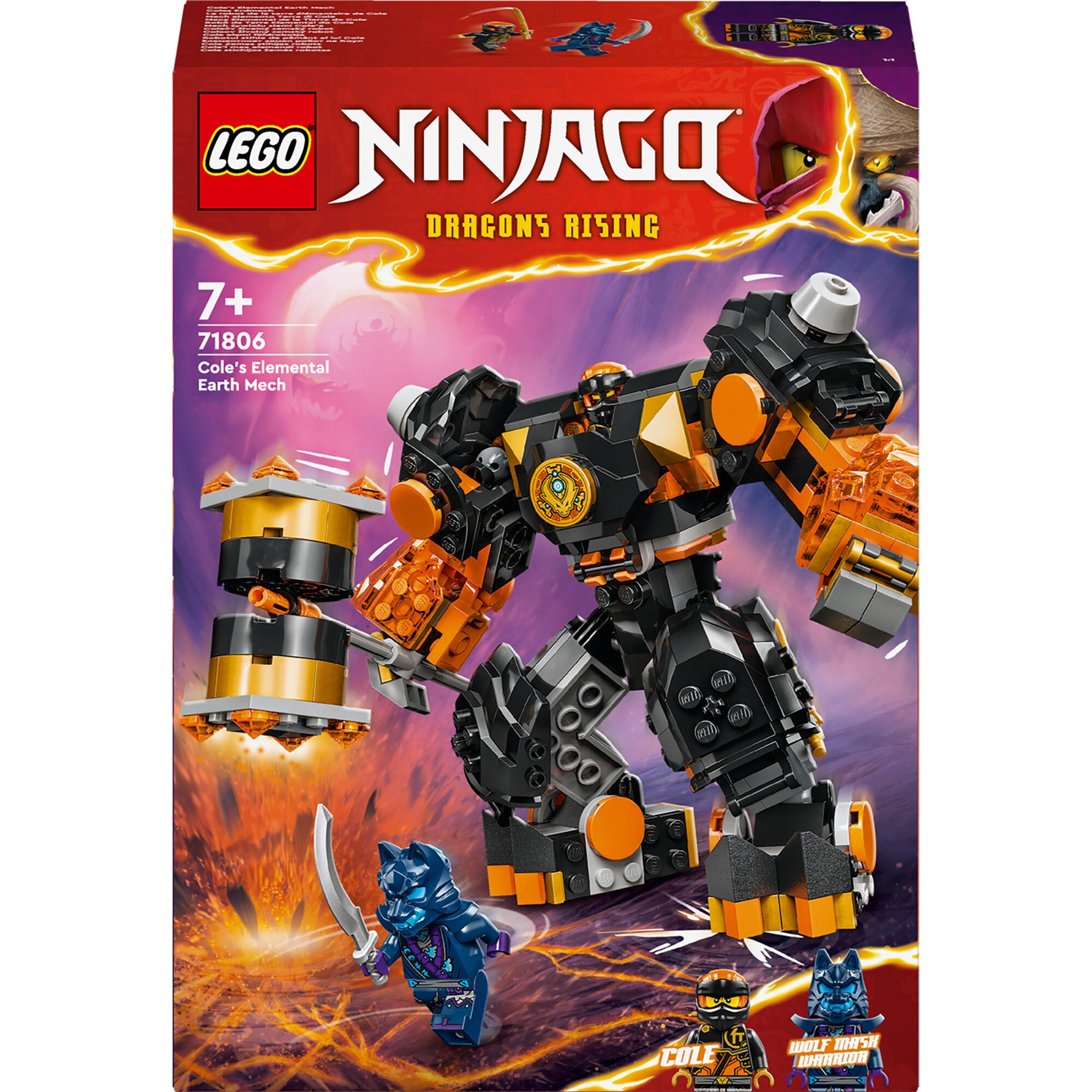 LEGO Konstruktionsspielzeug Ninjago Coles Erdmech