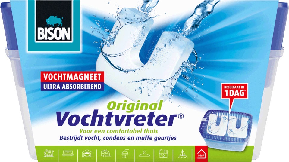 Bison vochtvreter Ultra 900 gram + gratis vochtmagneet