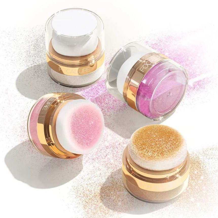 FOCALLURE - Instant Retouch Highlight Powder - 2 kleuren (roze)