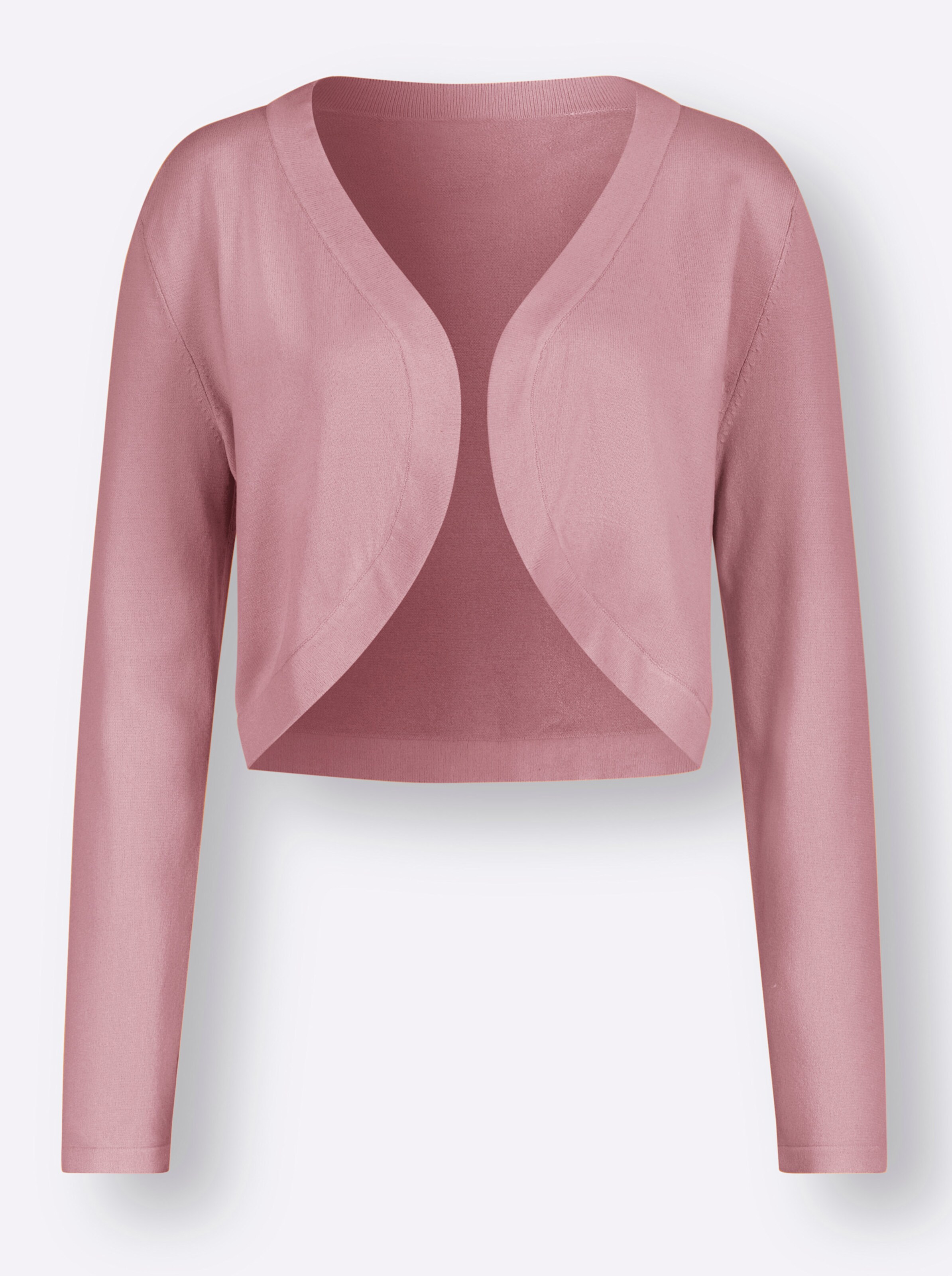 Strickbolero in hortensie