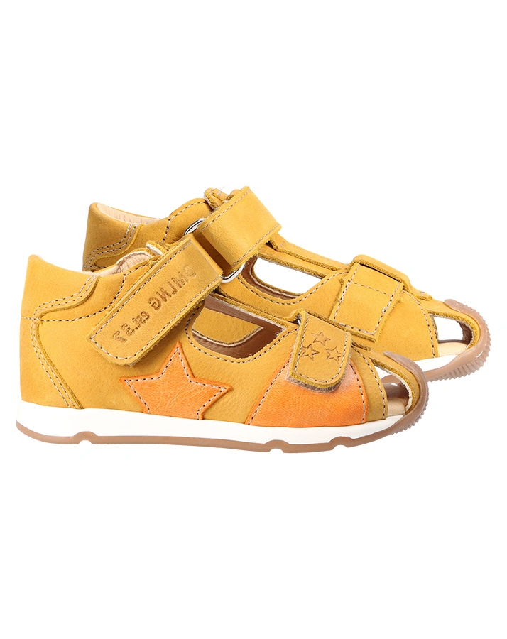 Sandalen URBI mit Zehenschutz in gelb