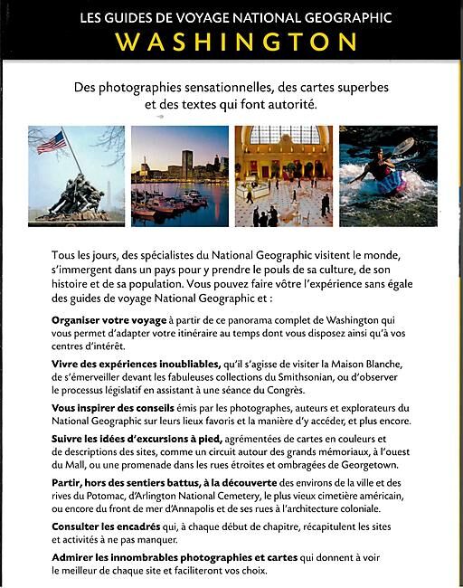 NATIONAL GEOGRAPHIC - WASHINGTON NATIONAL GEOGRAPHIC