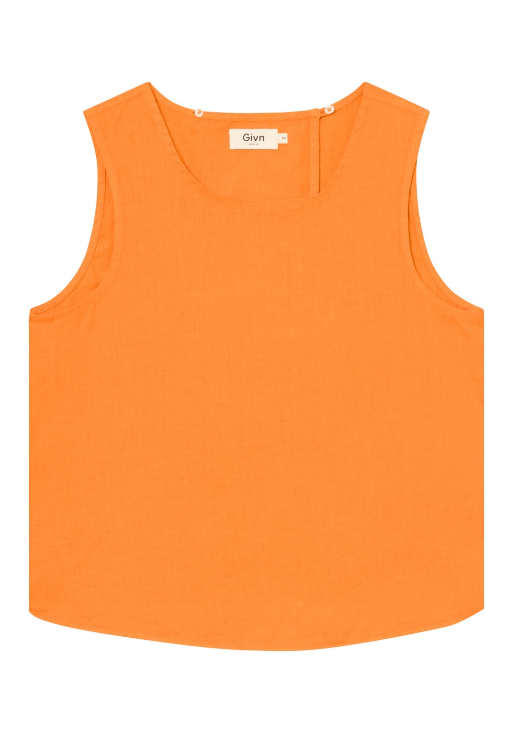 Givn Berlin Leinen-Top Dorothy Mandarine