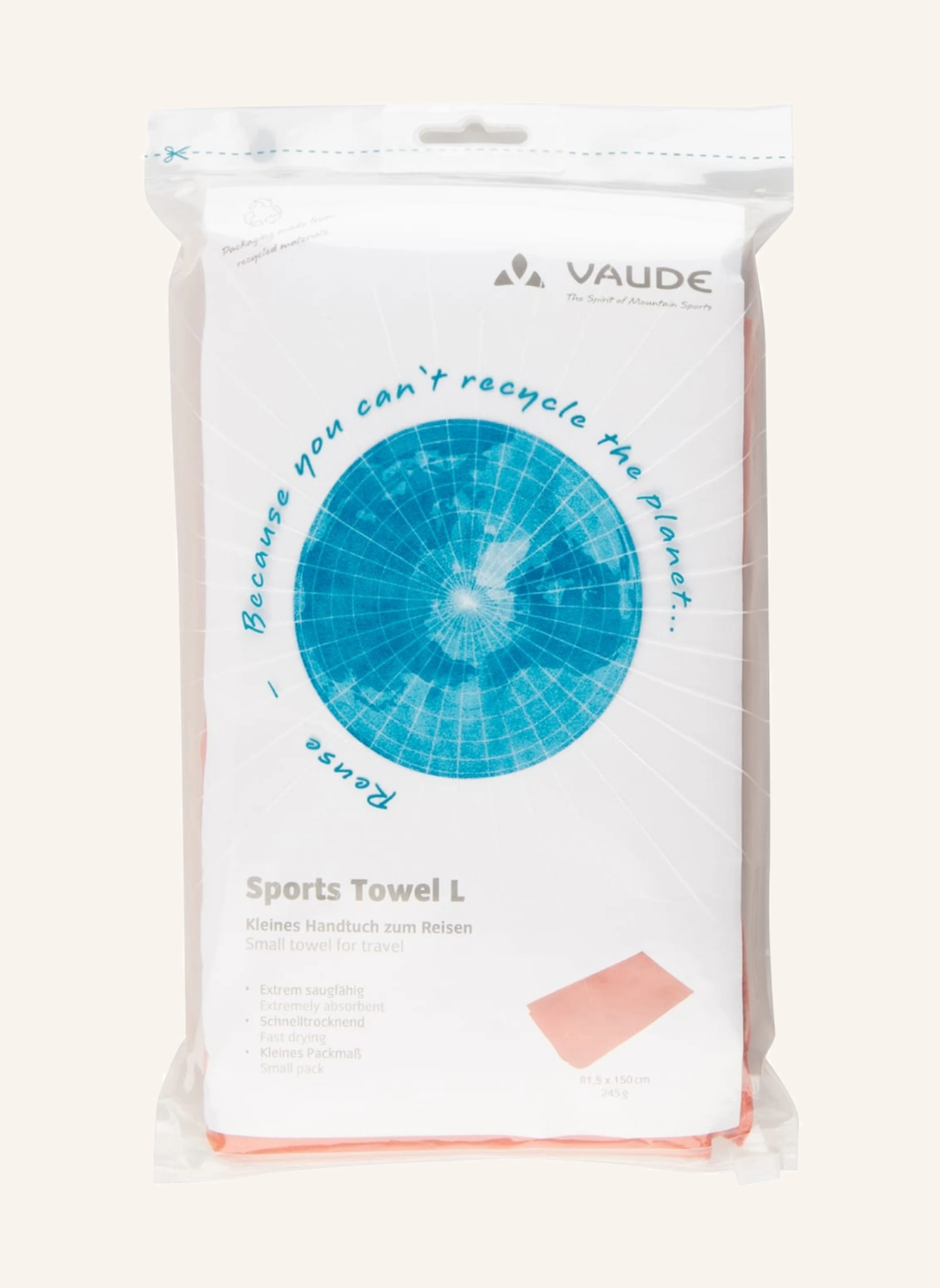 VAUDE Duschtuch SPORTS TOWEL III L