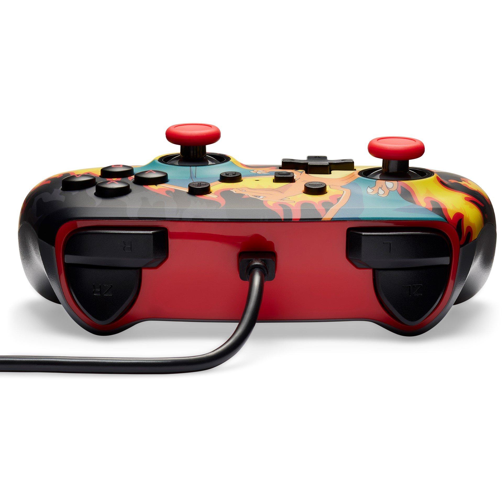 PowerA Enhanced Wired Controller for Nintendo Switch Charizard Firestorm
