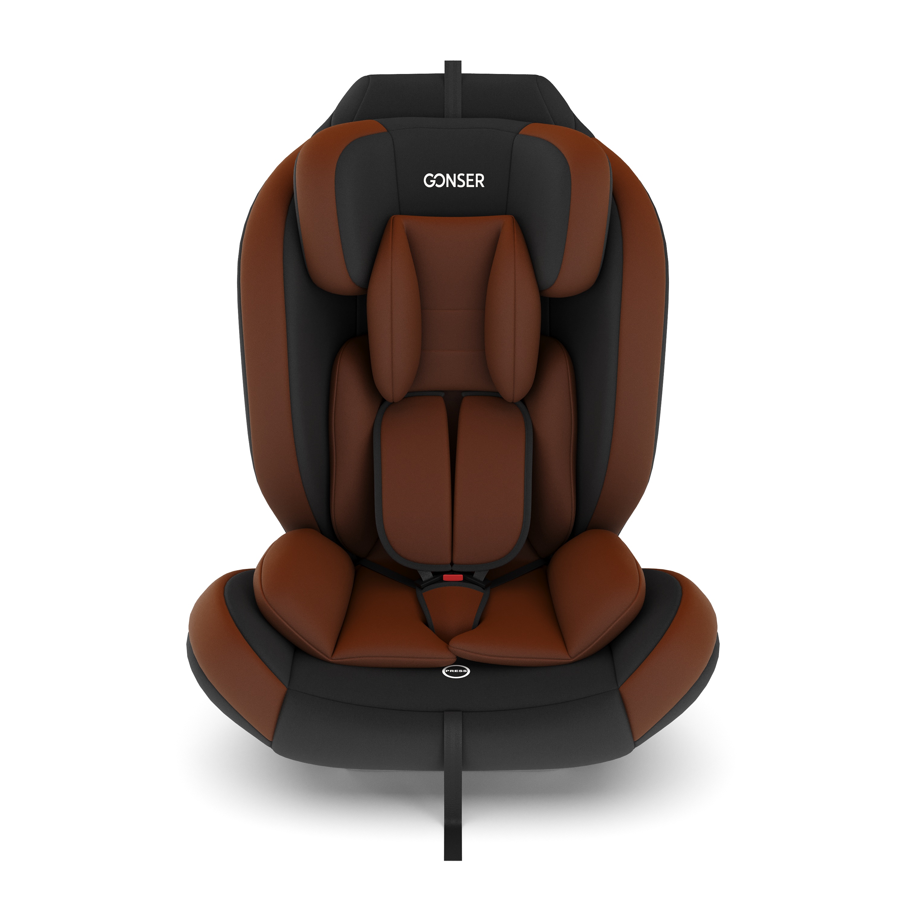 Kindersitz Auto dunkelbraun