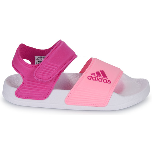 Adidas Sportswear - ADILETTE SANDAL K Rosa / Blanco