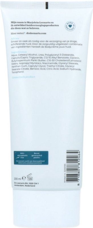 Drs Leenarts - Bodycrème - 5% Ureum - Sheabutter - Vitamine B3