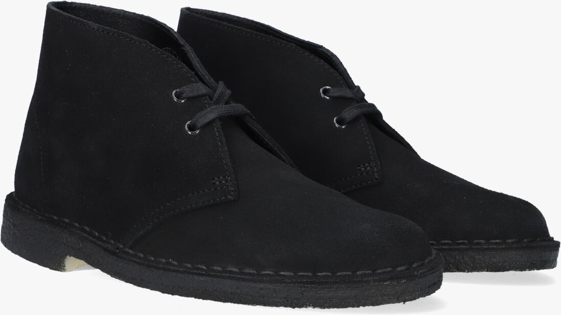zwarte clarks originals boots desert boot dames