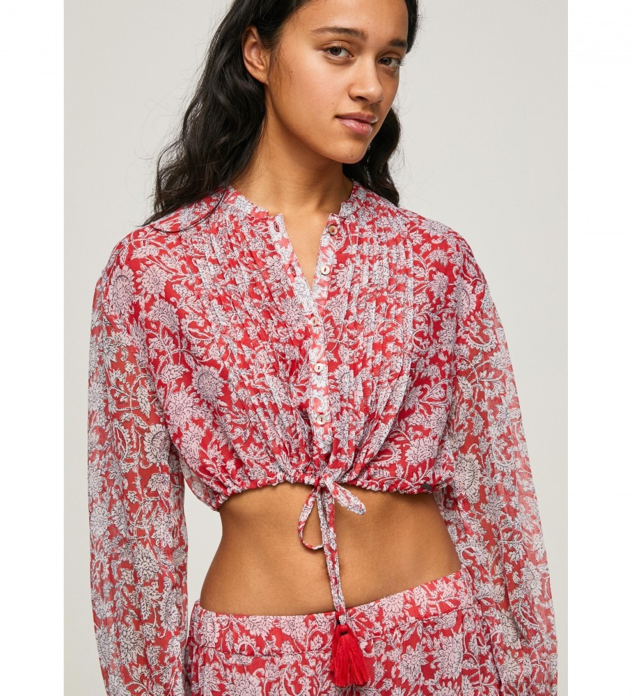 Blusa vermelha Brianna da Pepe Jeans