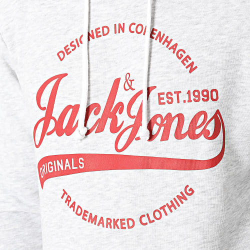 Sweat Capuche Messi Gris Chiné