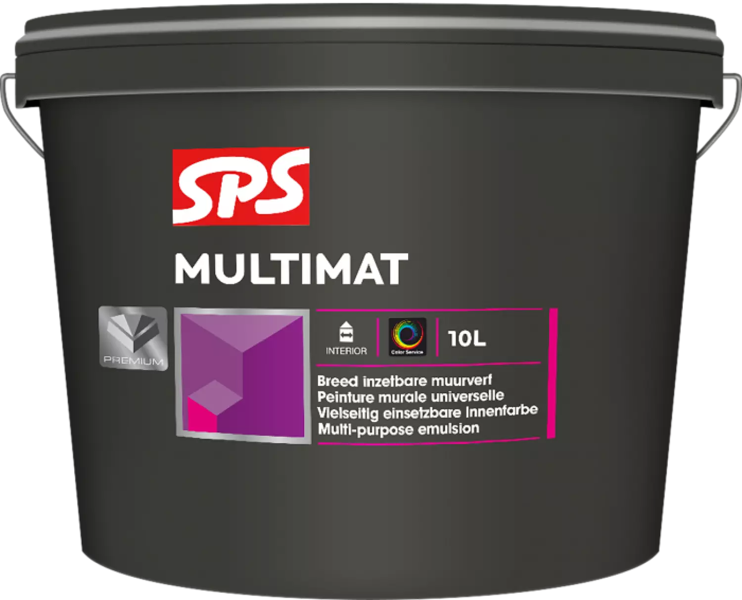 SPS Multimat Muurverf - op kleur gemengd - 1L
