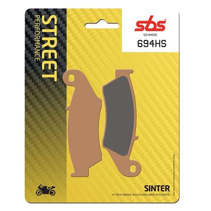 Plaquettes de freins SBS 694HS Sinter Métal Fritté Racing avant