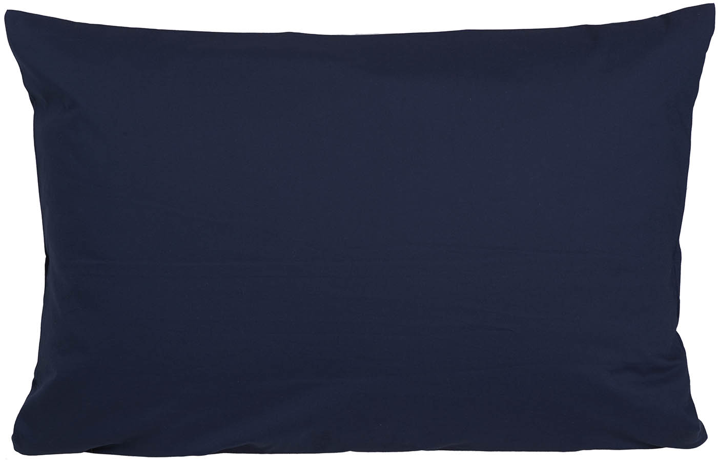 Plain cotton putevar 70x100 mørk blå
