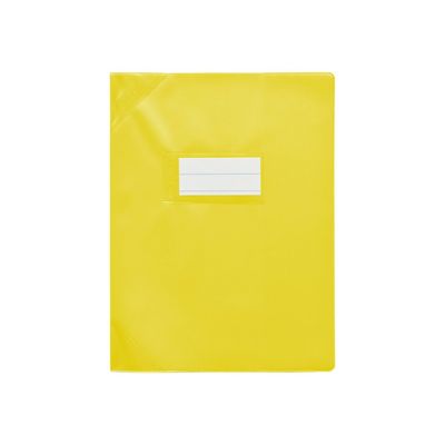 Oxford Strong Line - Protège cahier sans rabat - 17 x 22 cm - jaune opaque