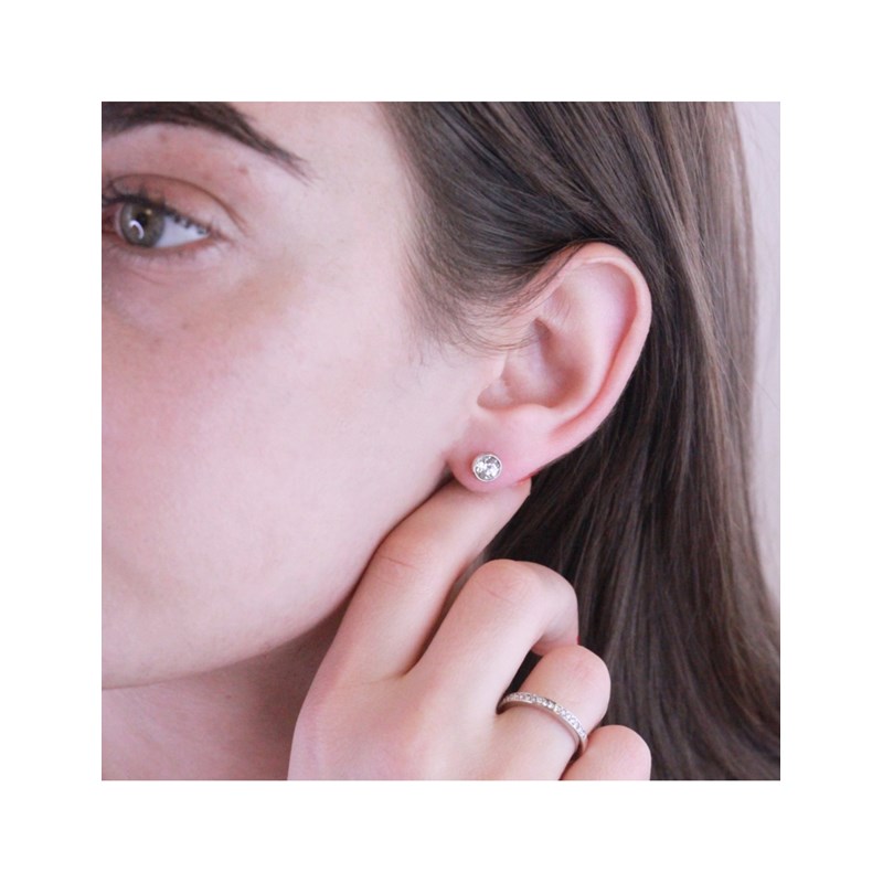 Parure Moon - Argent et Cristal