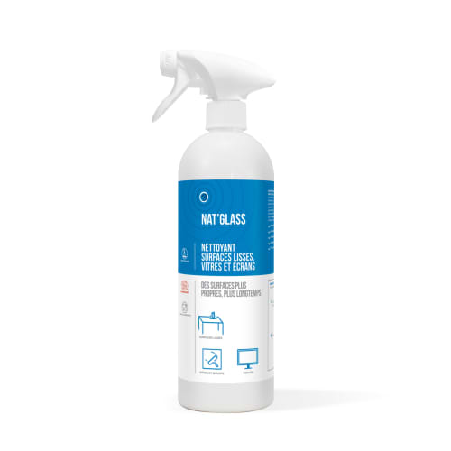 Nat'glass nettoyant vitres certifié ECOCERT pulvérisateur de 750ml HTS Bio