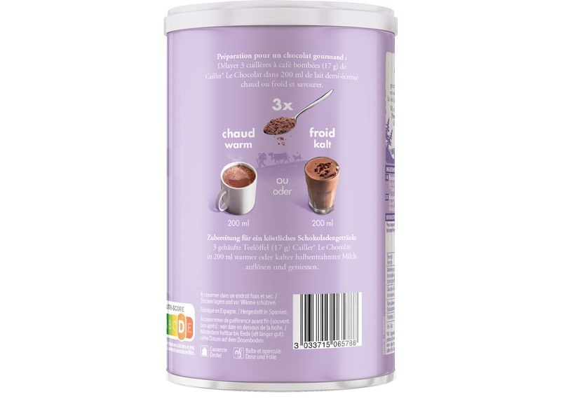 Cailler Le Chocolat – Schokoladenpulver 500 g Schokoladenpulver