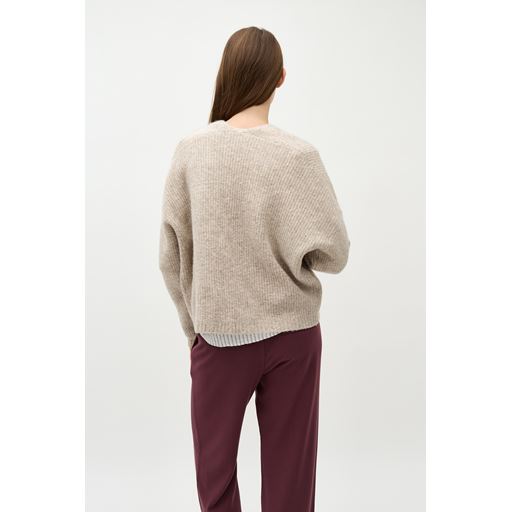 mbyM Axane-M Cardigan, Light Taupe Melange, L/XL