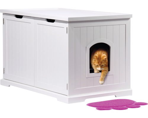 Kattenkast Mohrle XL 95x54x57,5 cm wit