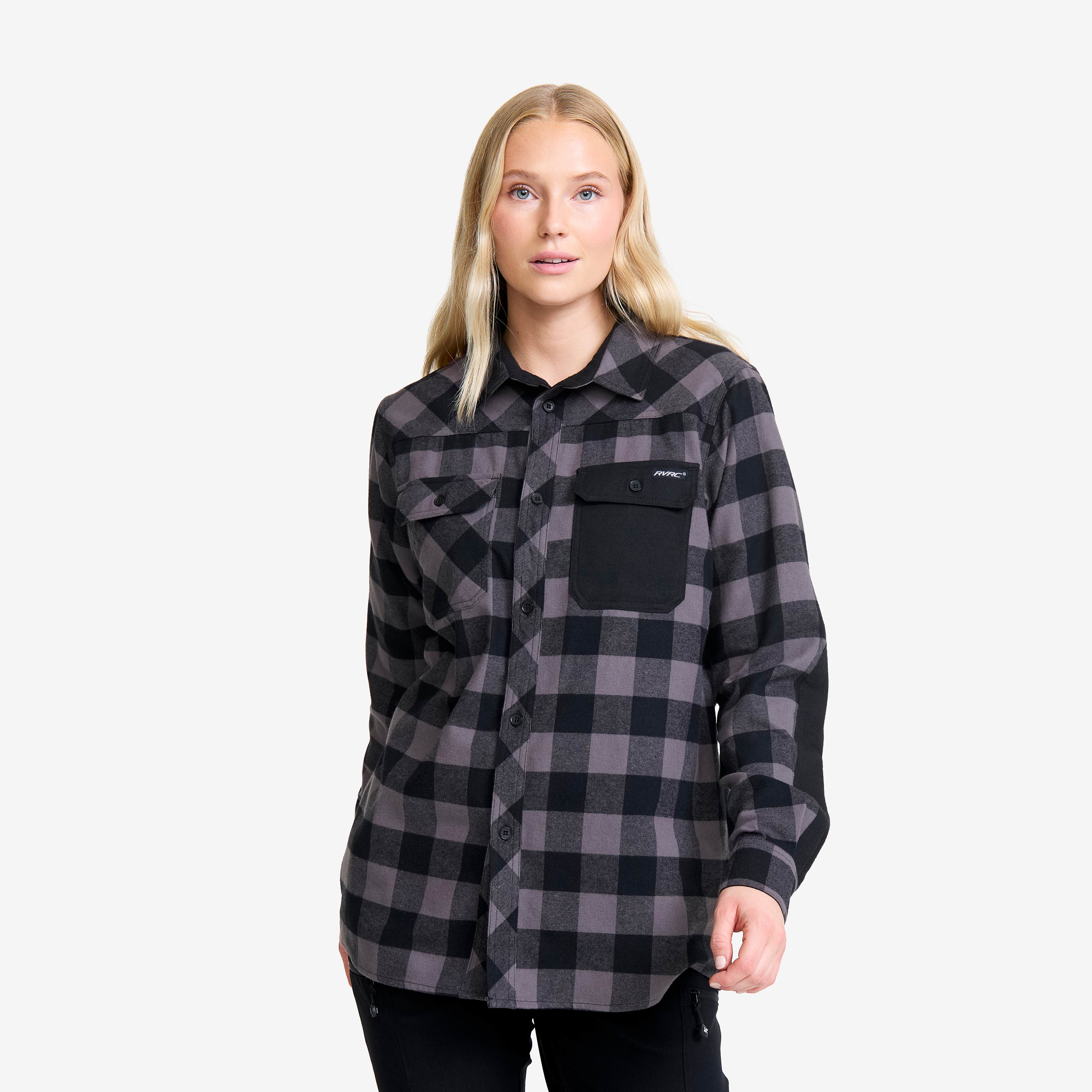 Campfire Shirt Dame Black/Anthracite