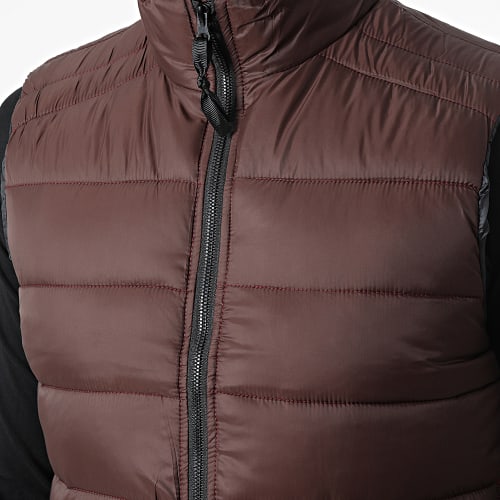 Doudoune Sans Manches Marron