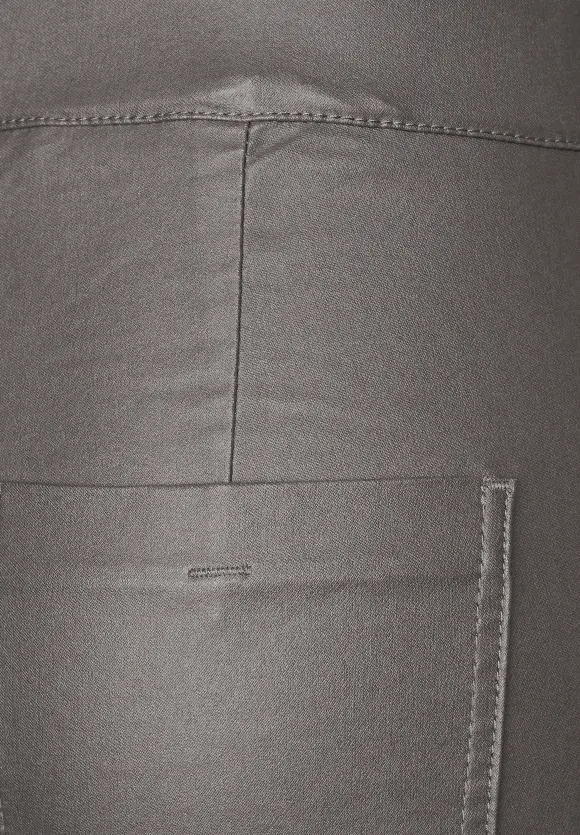 Skinny Fit Coating Hose - glowy taupe