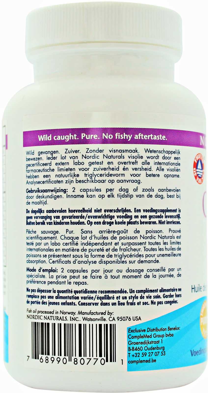 Nordic Naturals Omega Completo 60 capsules
