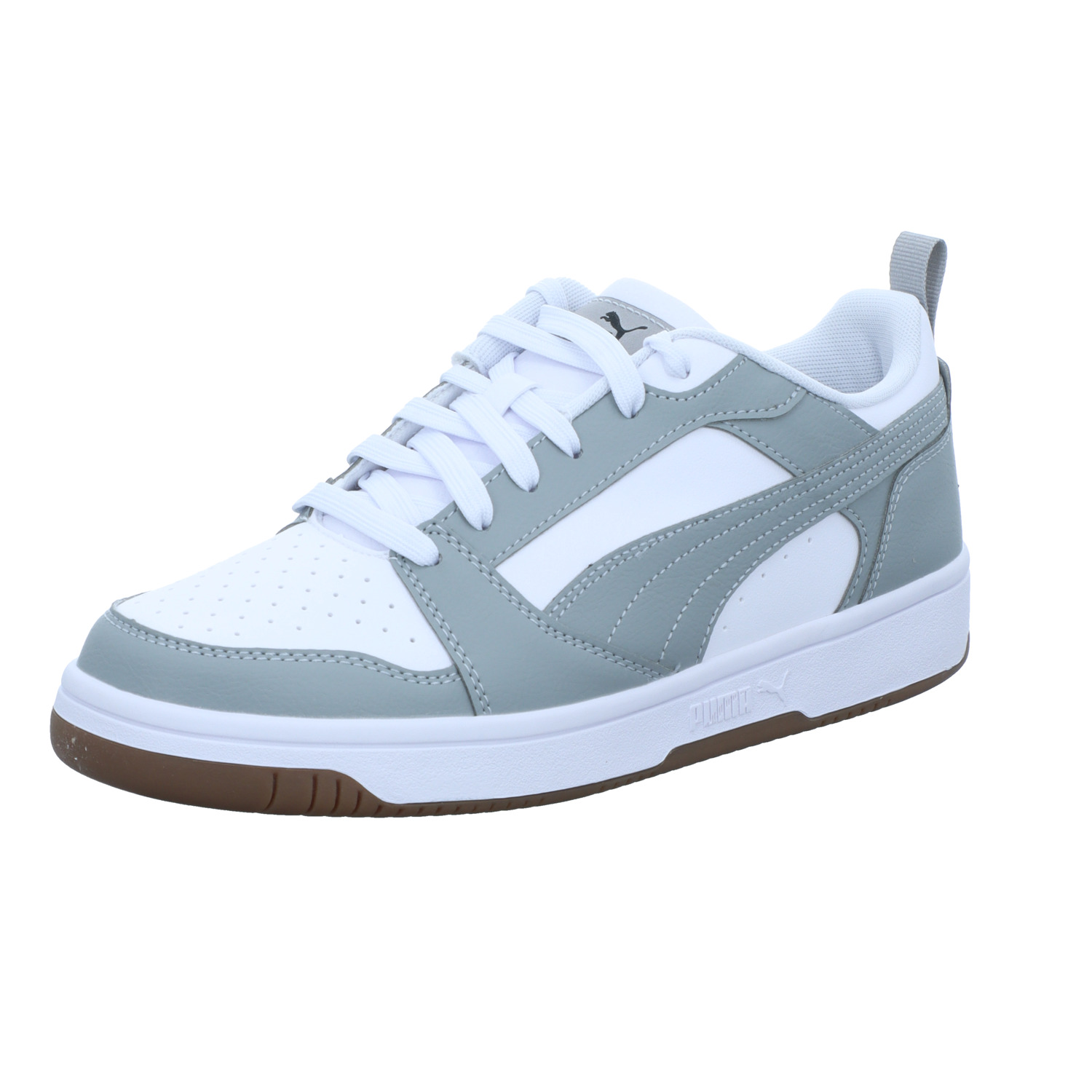 Puma Herren-Sneaker Rebound v6 Low Weiß-Grau