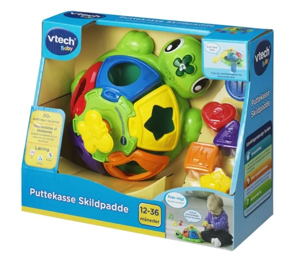 Vtech Baby Puttekasse Skildpadde DK