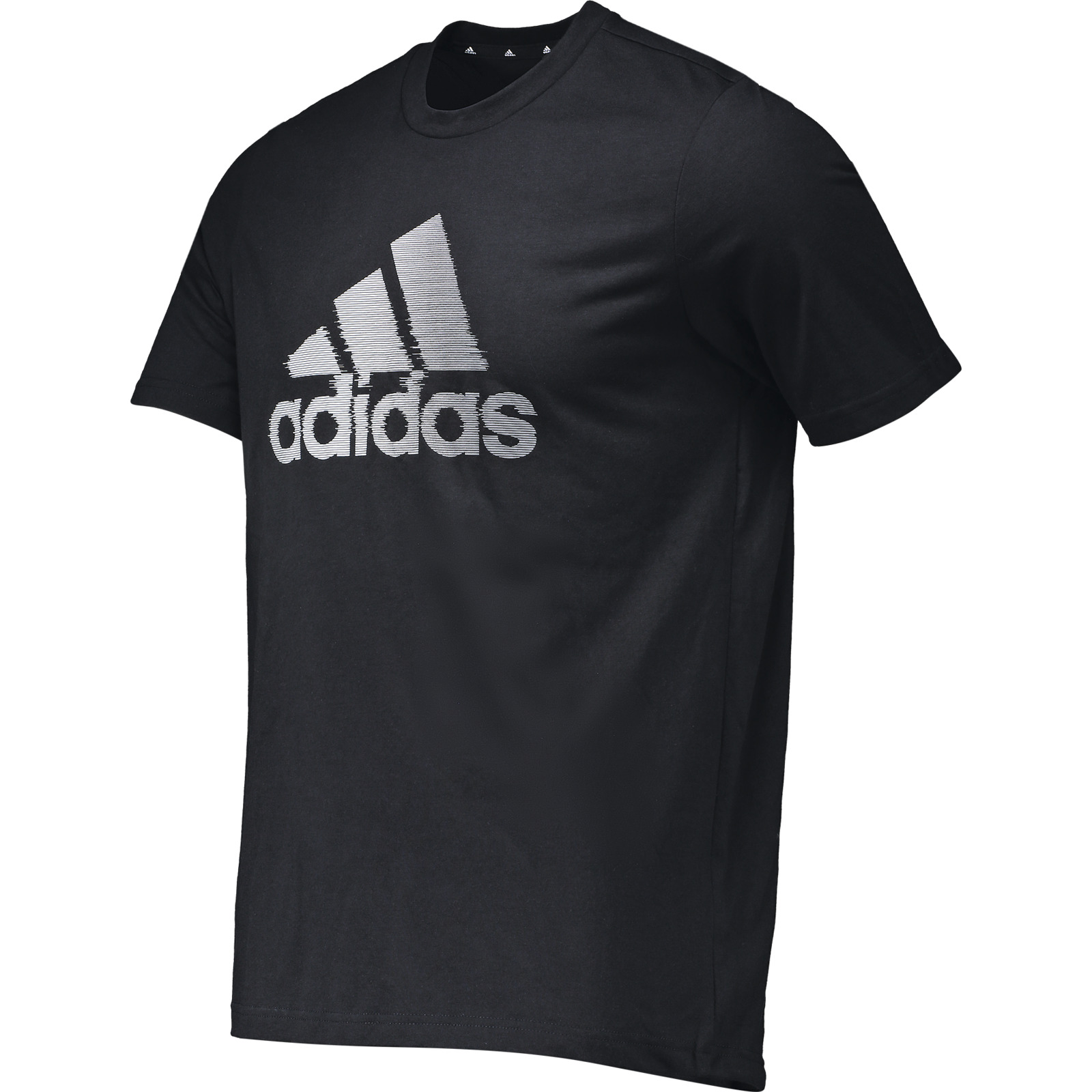 Adidas D2M LOGO TEE Hr, schwarz, L