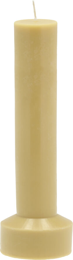 Villa Collection Bloklys Hvils D8 x 23 cm Dusty Yellow Paraffin/Stearin Dusty yell