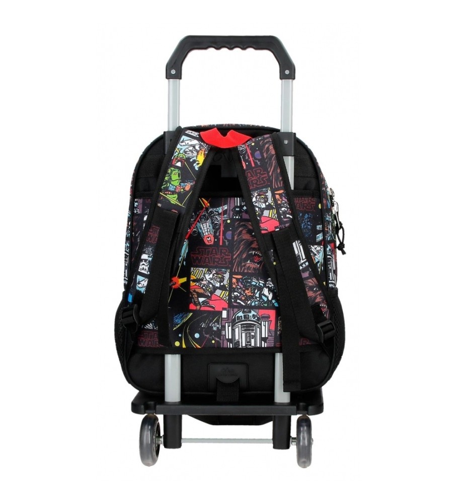 Joumma Bags Mochila escolar Star Wars Galactic Team con carro preto