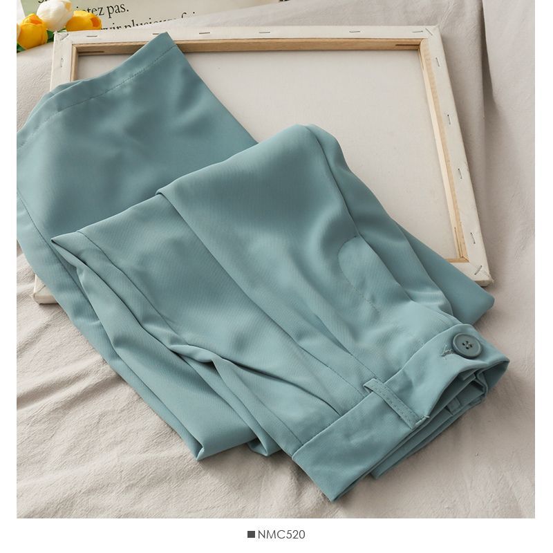 Lemongrass - Wijde pantalon met hoge taille