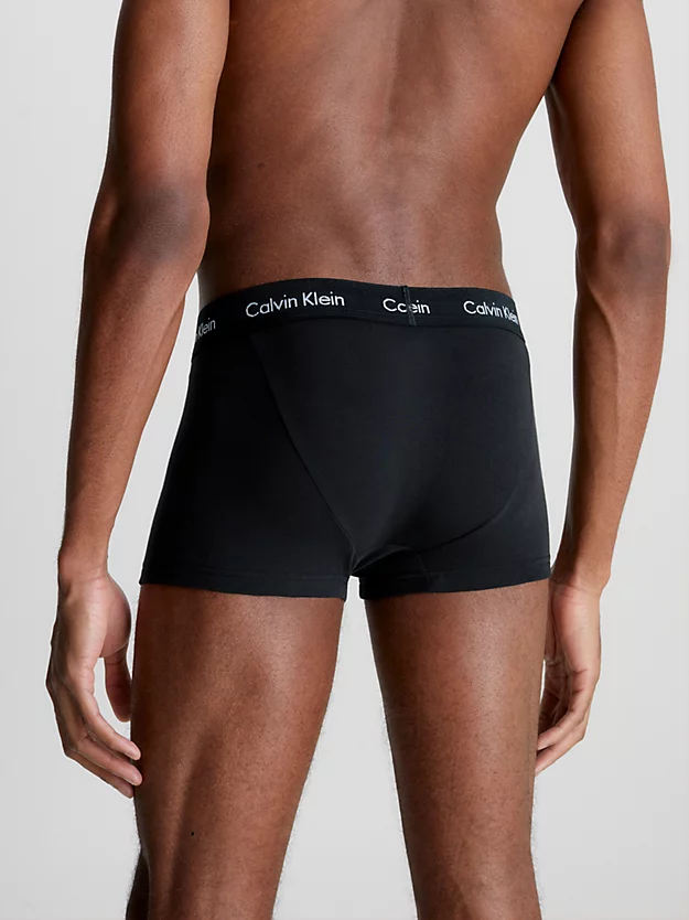Pacote com 3 Cuecas Boxer de Cintura Baixa - Algodão Elástico