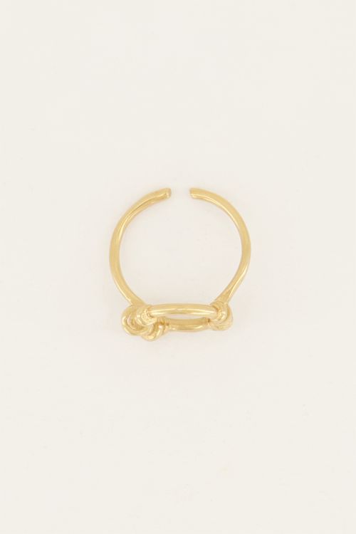 Ring met open rondje