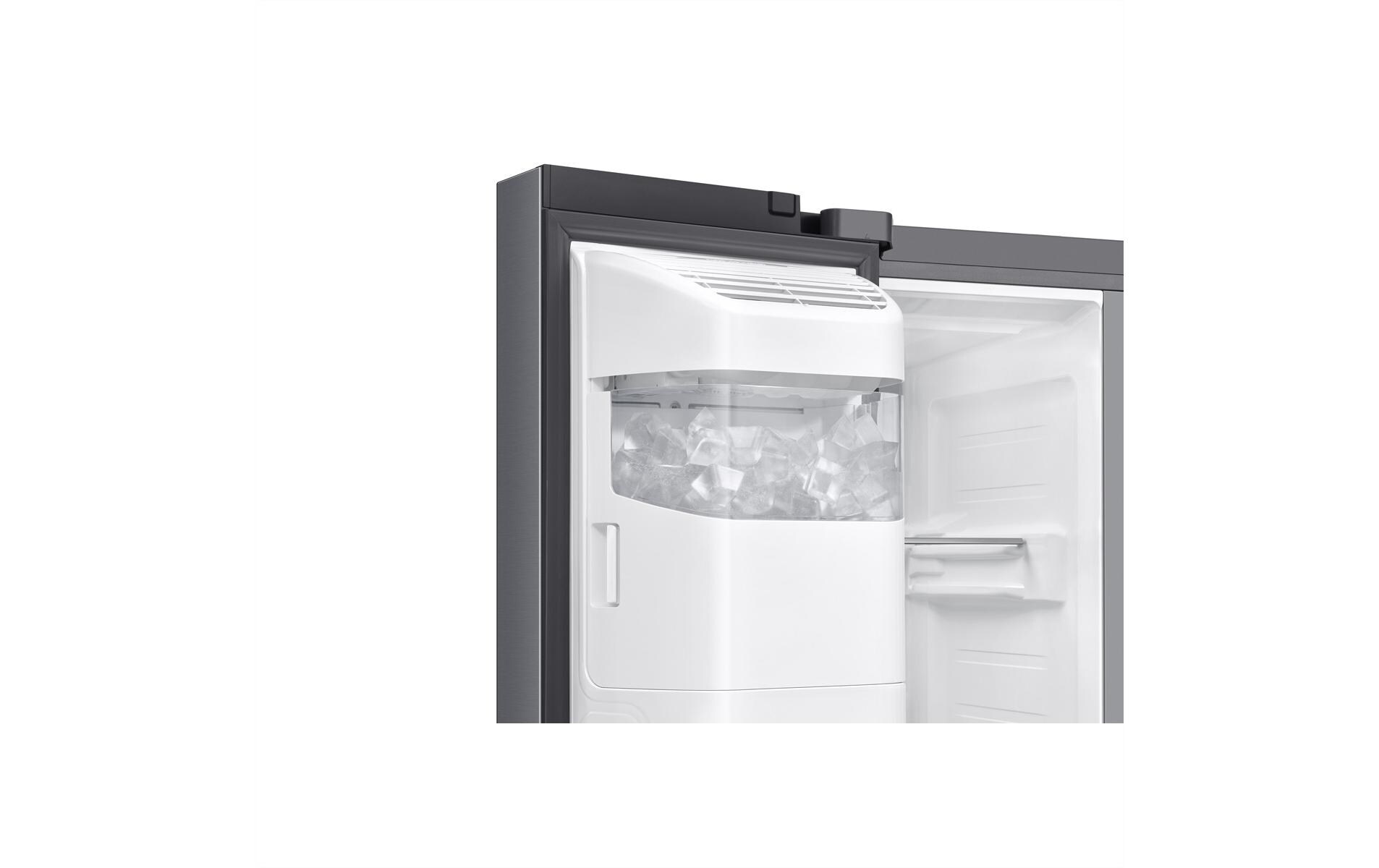 Foodcenter RS70F65KETWS Grau<br>Side by Side Kühl- und Gefrierteil