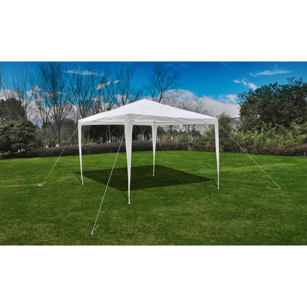 Gazebo de jardim vidaXL com teto piramidal 3x3 m