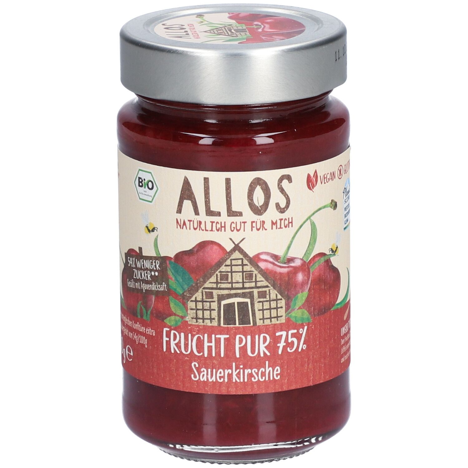 Allos Bio Frucht Pur 75 % Sauerkrische