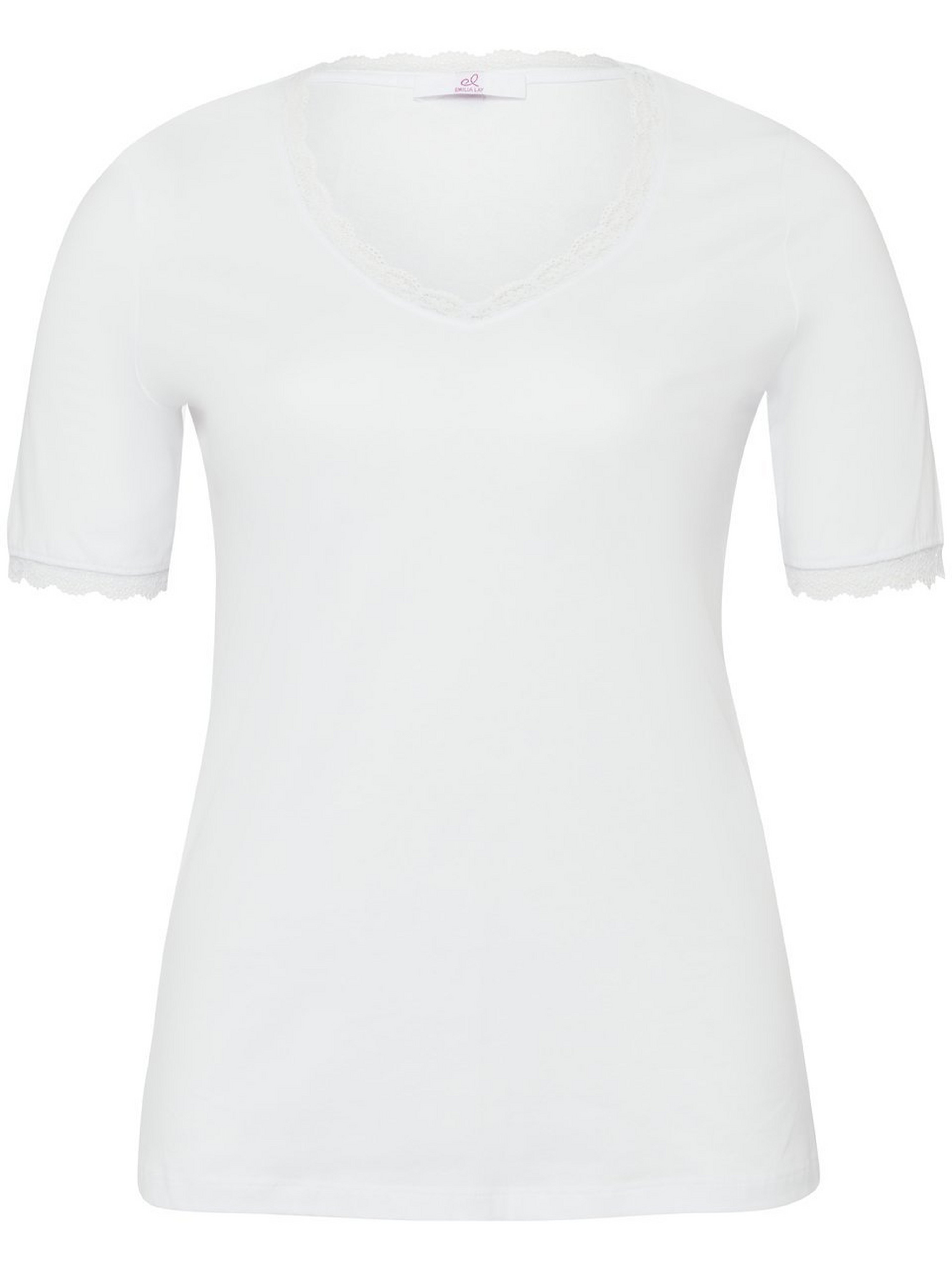 V-Shirt mit 1/2-Arm