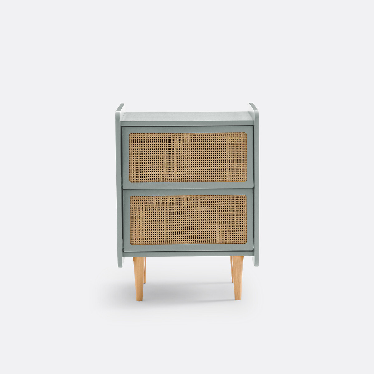 LA REDOUTE INTERIEURS<br>Mesa de cabeceira de vime com 2 gavetas, Kaya