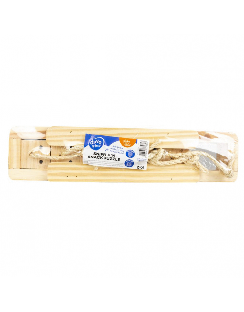 Duvo+ Houten Sniffle `n Snack Puzzle Amy - Speelgoed - 37x8.5x6.5 cm
