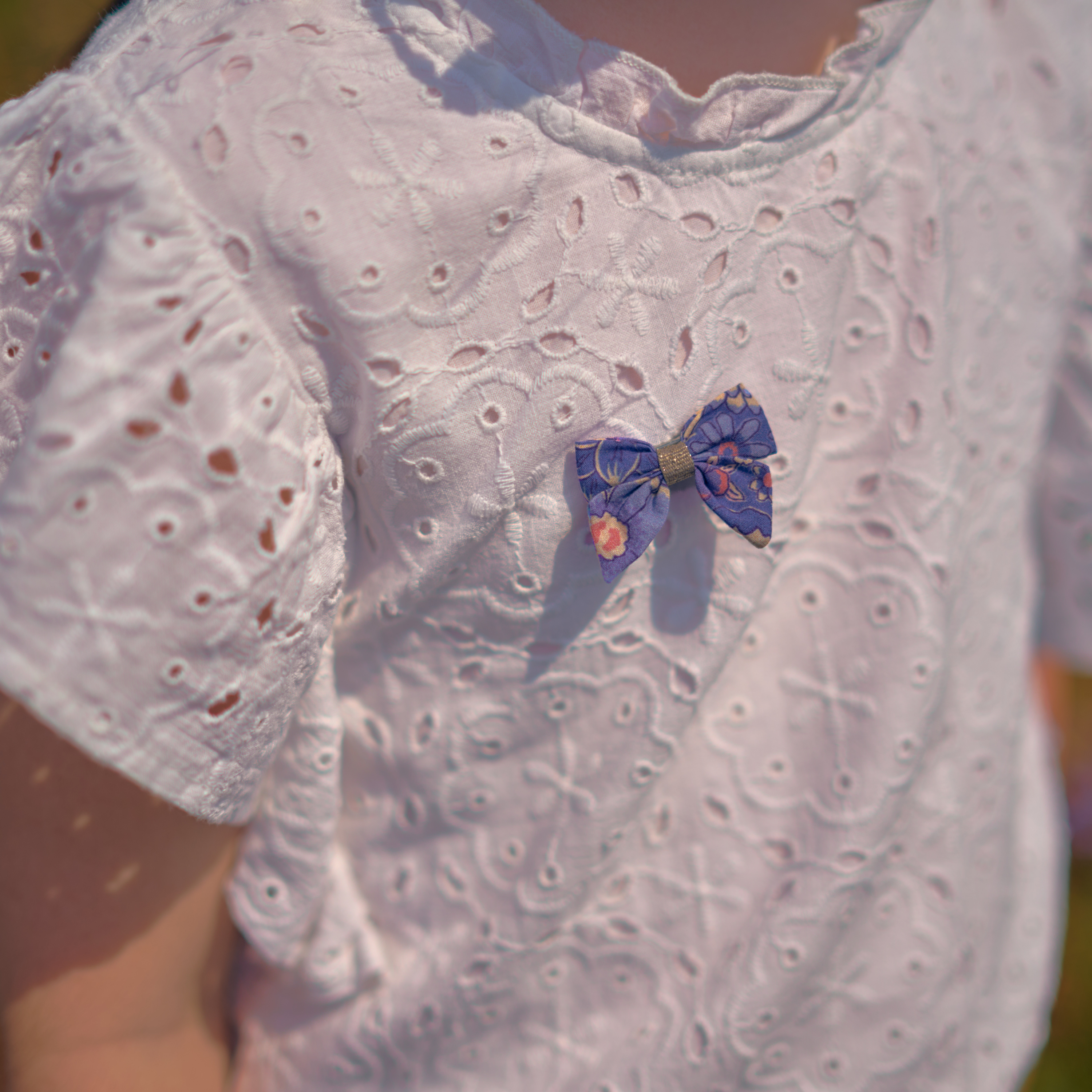 Barrette Mini Noeud Papillon Lavandula