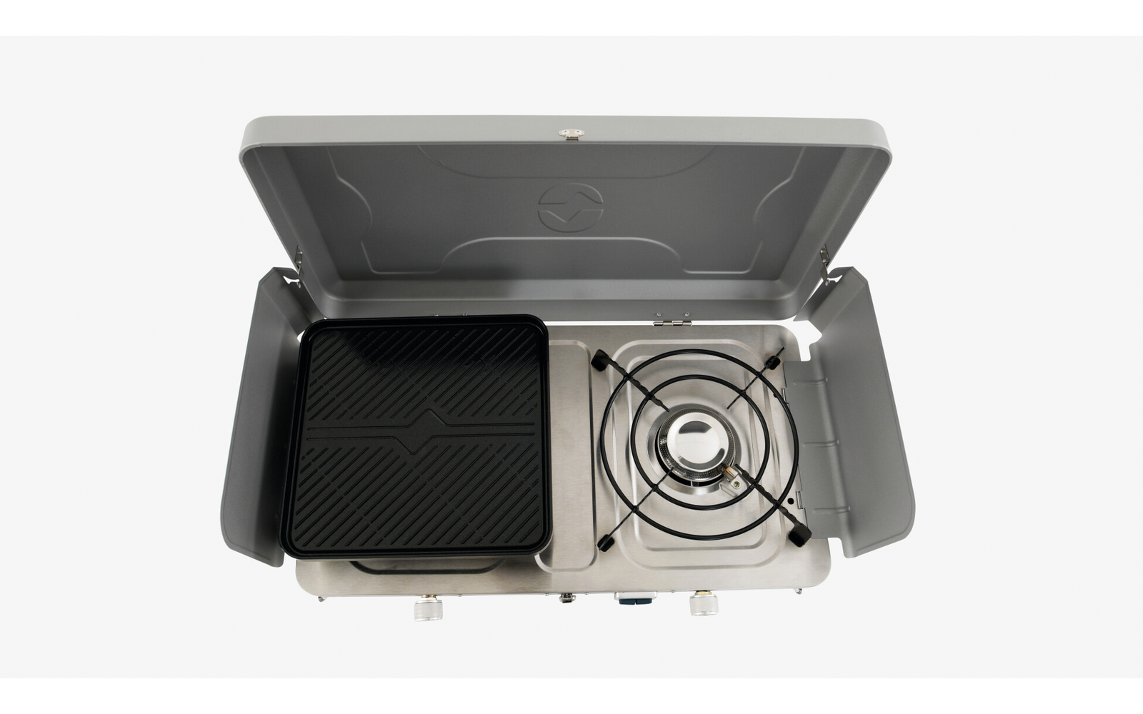Outwell Kartuschen Gaskocher Merapi Pro Duo Deluxe mit 2 Kochstellen / 6000 W