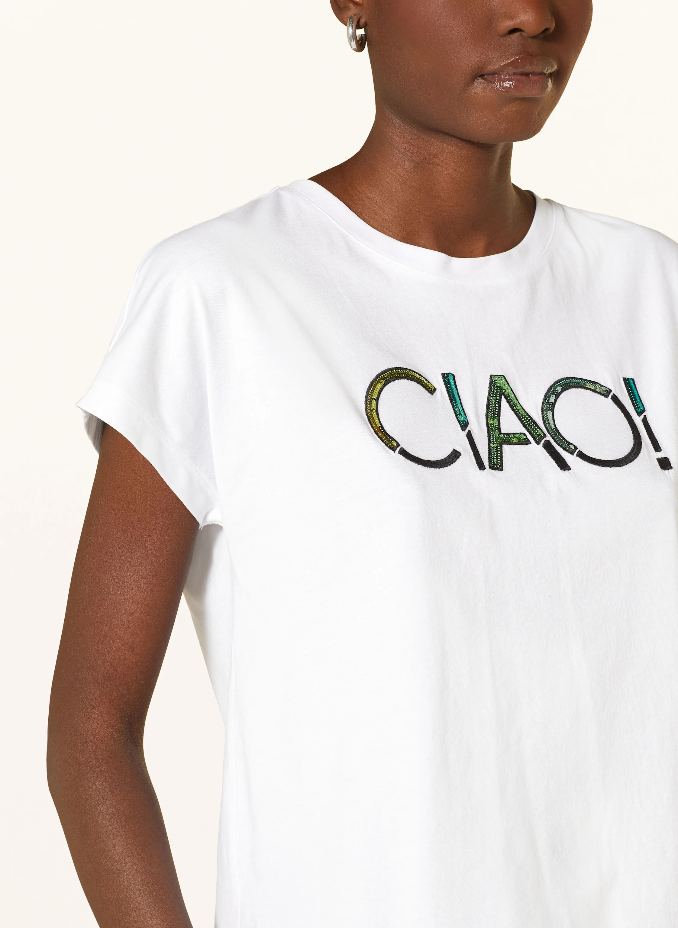 darling harbour T-Shirt mit Pailletten