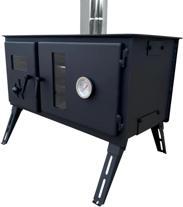Firebox Eco Burn Range Ofen, tragbarer Holzofen, 3,5 kW, 20,5 kg – Robens Tipi Kit